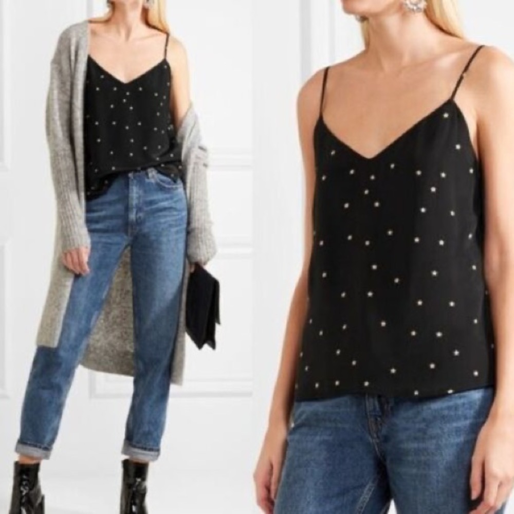 Silk Cami with Stars XS
